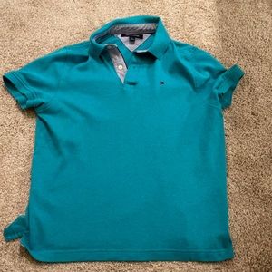 Tommy Hilfiger Teal polo fairly new